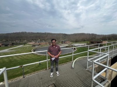 Bipin Lade at Pepper's Ferry Regional Wastewater Treatment Facility (PFRWTF), Pulaski County, Virginia, United States