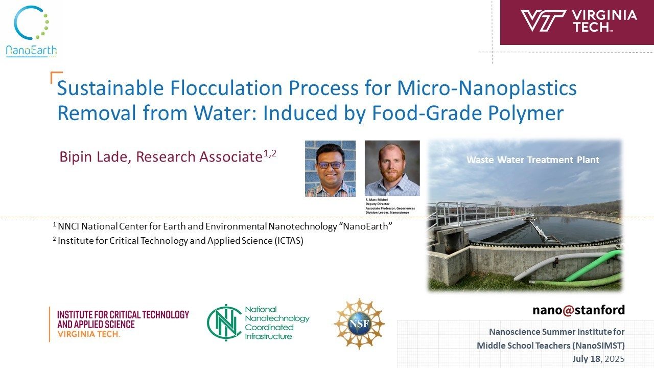 First slide of presentation