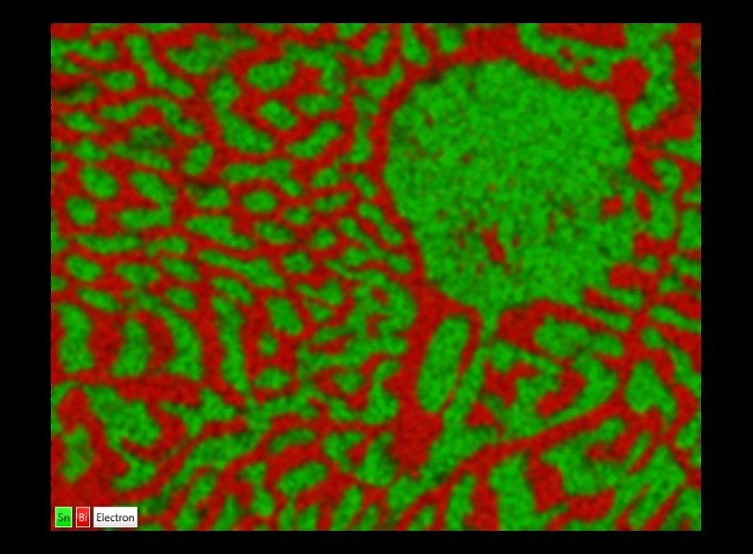 EDS of B-Sn solder