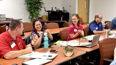 High School teachers at nano workshop